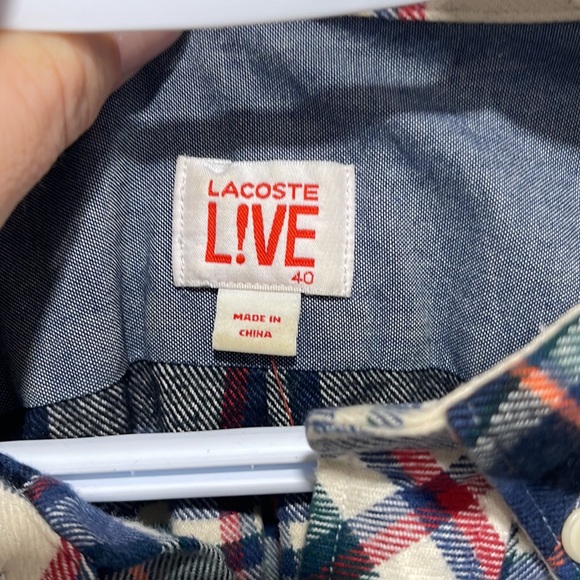 Lacoste Live Flannel - Size 40 - Picture 4 of 5